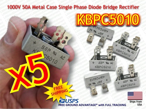 5pcs 1000v 50a metal - 1000v, case